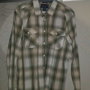 American Rag Mens button down casual shirt